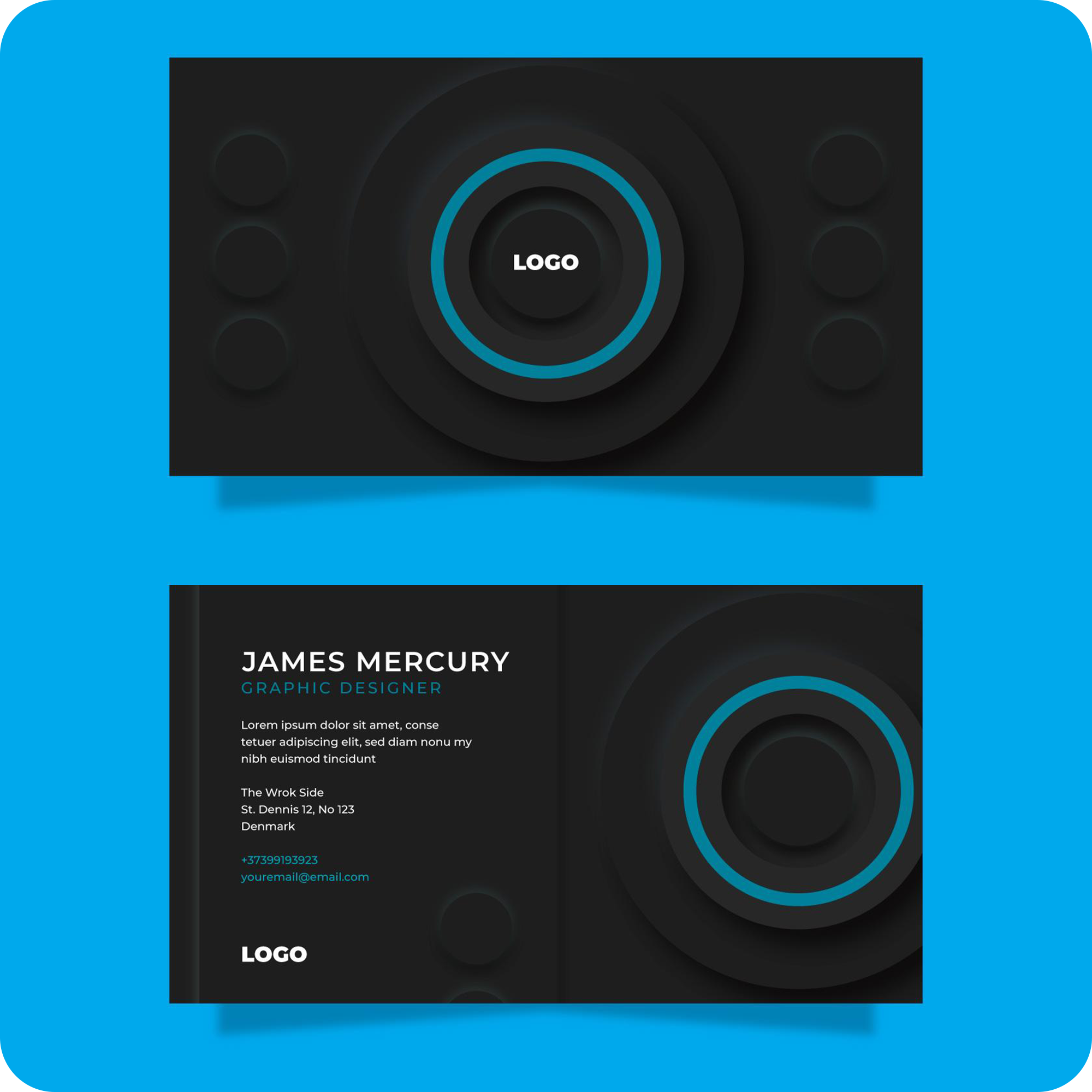 کارت ویزیت لمینت برجسته